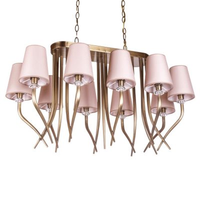 ÇEKME BORULU ŞAPKALI YEMEK MASASI AVİZESİ